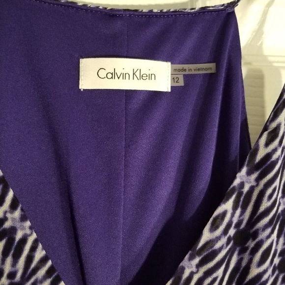 Firm Price*Calvin Klein Resort Style A-Lined Dress - Picture 3 of 4